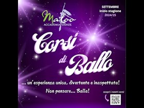 INIZIO CORSI DI BALLO E DANZA STAGIONE 2024/2025